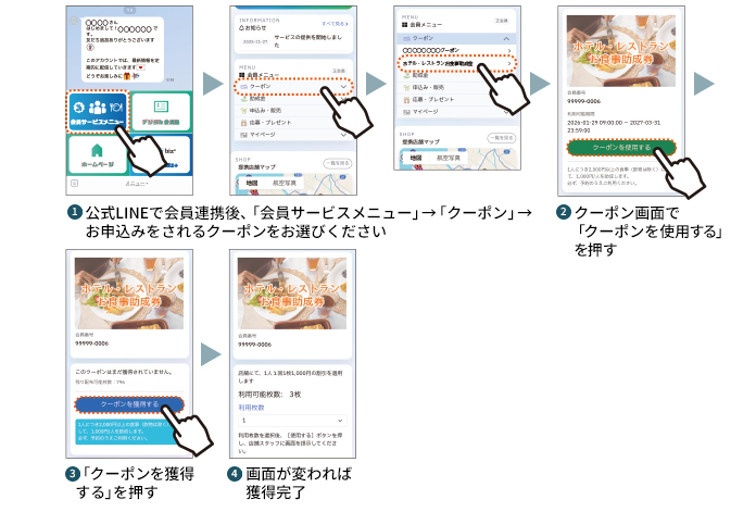 クーポン申込方法
