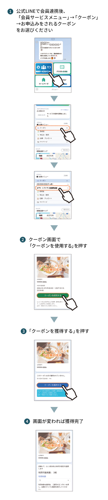 クーポン申込方法